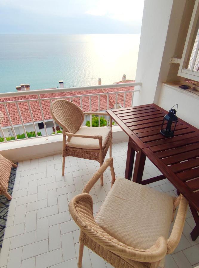 Cozy Seaview Apartment Siviri Exterior foto