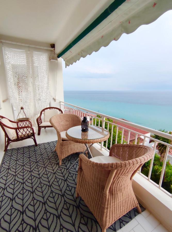 Cozy Seaview Apartment Siviri Exterior foto